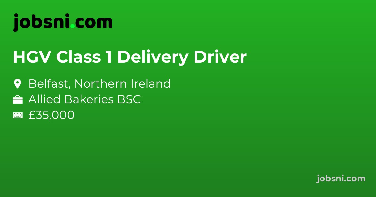 HGV Class 1 Delivery Driver