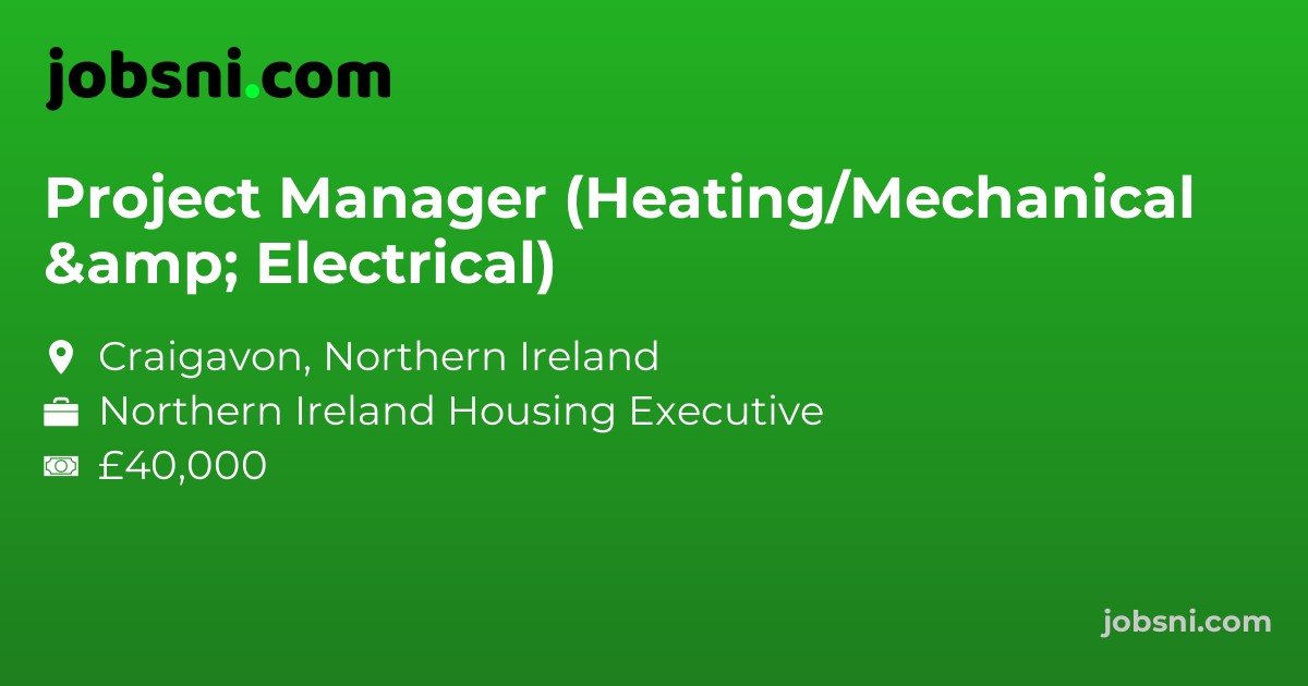 Project Manager (Heating/Mechanical & Electrical)
