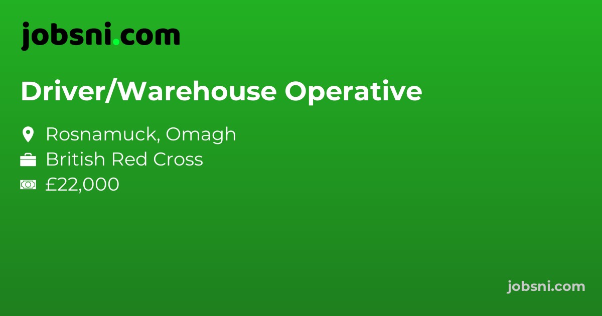Driver/Warehouse Operative
