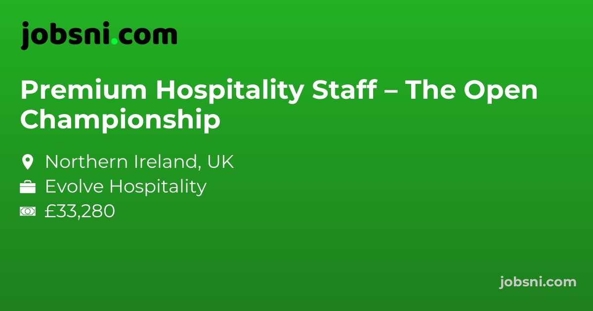 Premium Hospitality Staff – The Open Championship