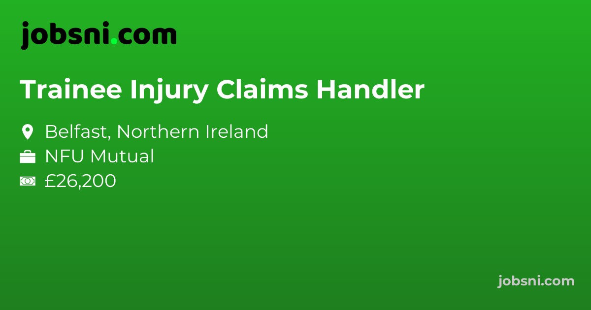 Trainee Injury Claims Handler