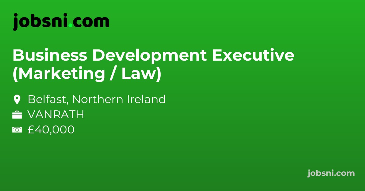 Business Development Executive (Marketing / Law)