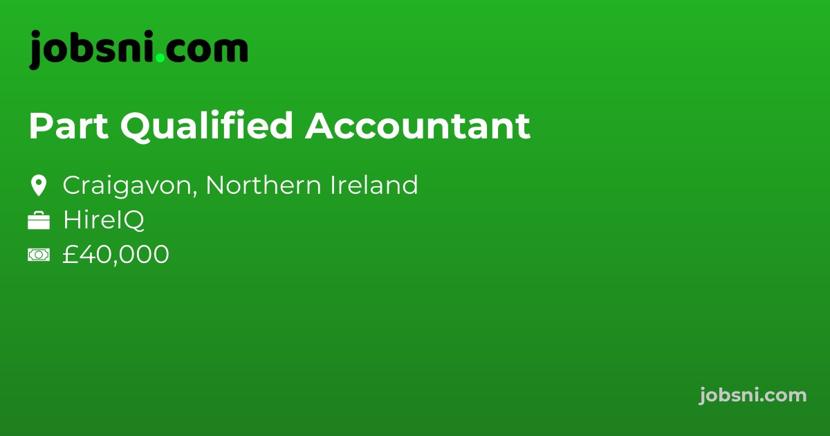 Part Qualified Accountant