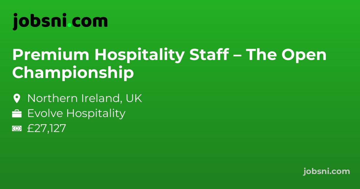 Premium Hospitality Staff – The Open Championship