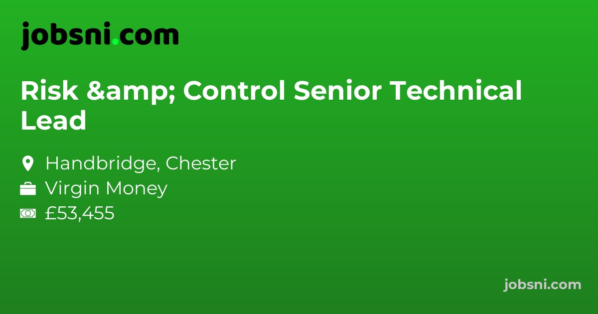 Risk & Control Senior Technical Lead