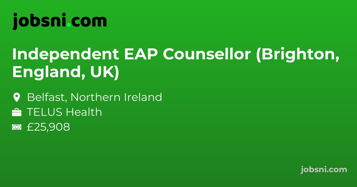 Independent EAP Counsellor (Brighton, England, UK)