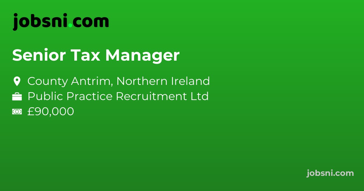 Senior Tax Manager