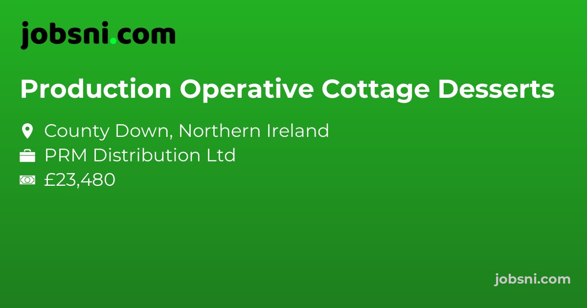 Production Operative Cottage Desserts