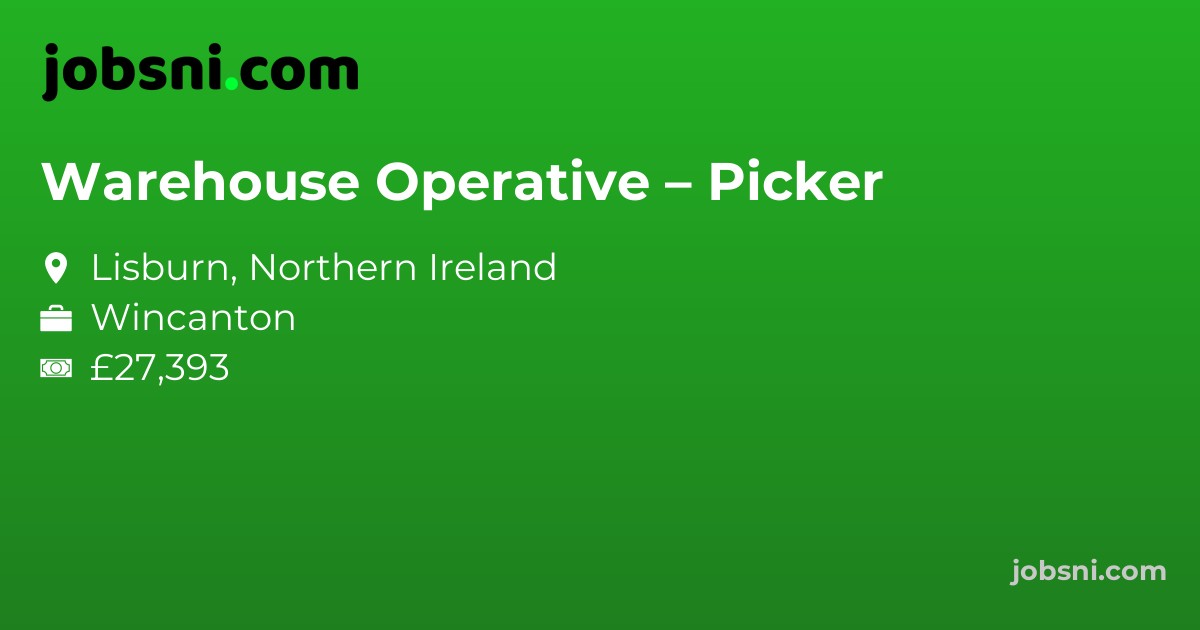 Warehouse Operative – Picker