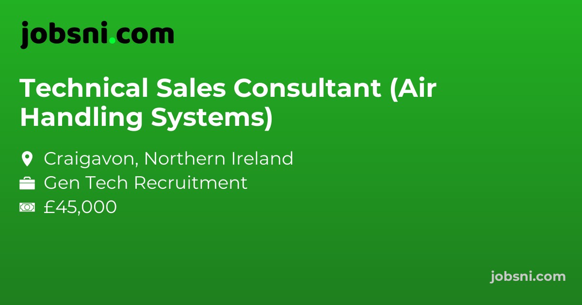 Technical Sales Consultant (Air Handling Systems)