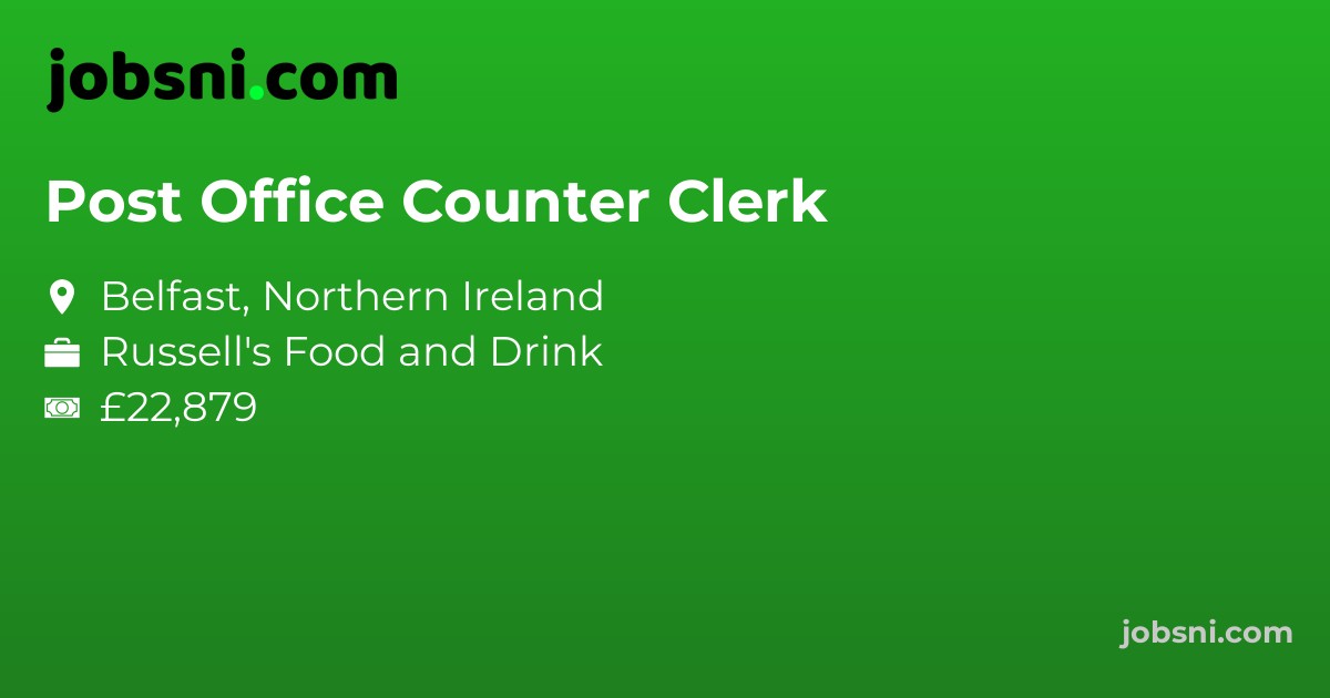 Post Office Counter Clerk