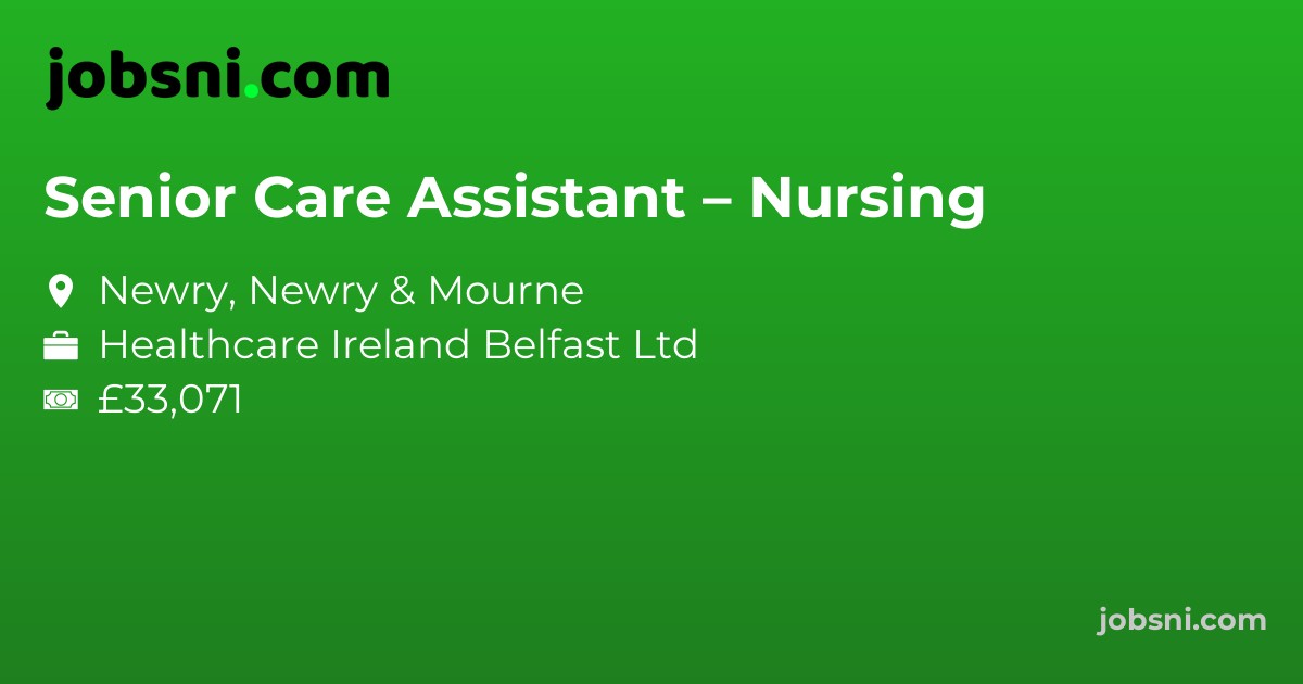 Senior Care Assistant – Nursing