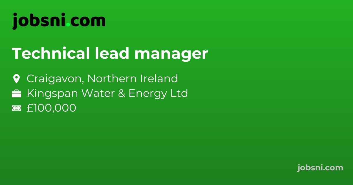 Technical lead manager