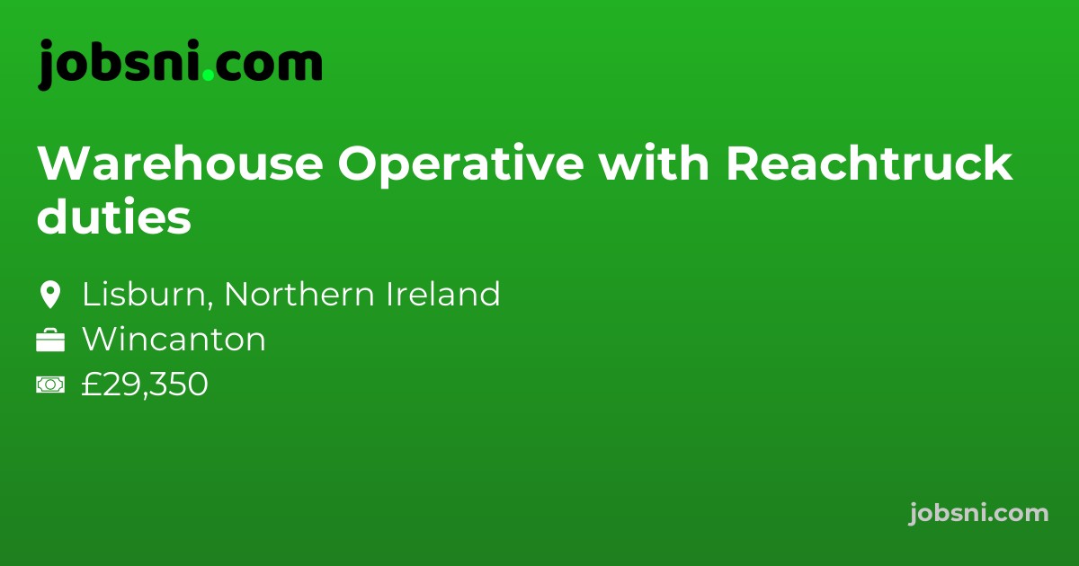 Warehouse Operative with Reachtruck duties