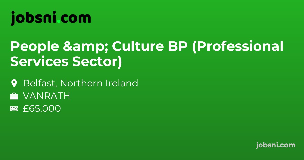 People & Culture BP (Professional Services Sector)