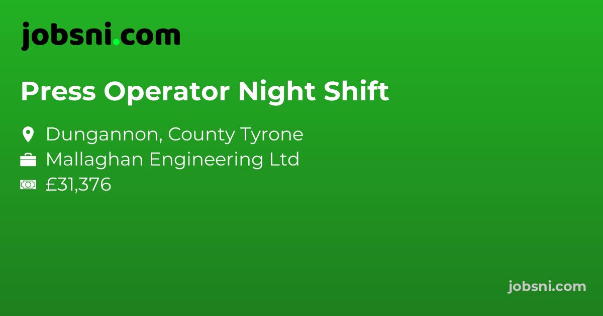 Press Operator Night Shift