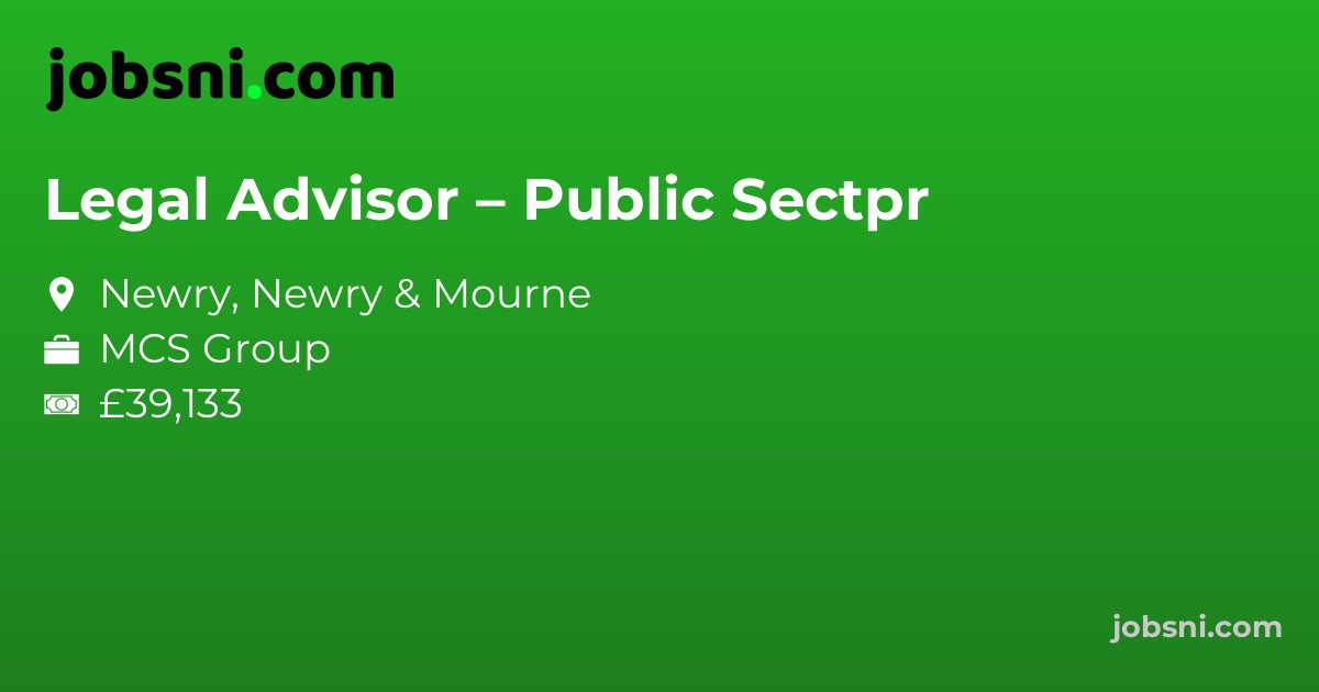 Legal Advisor – Public Sectpr