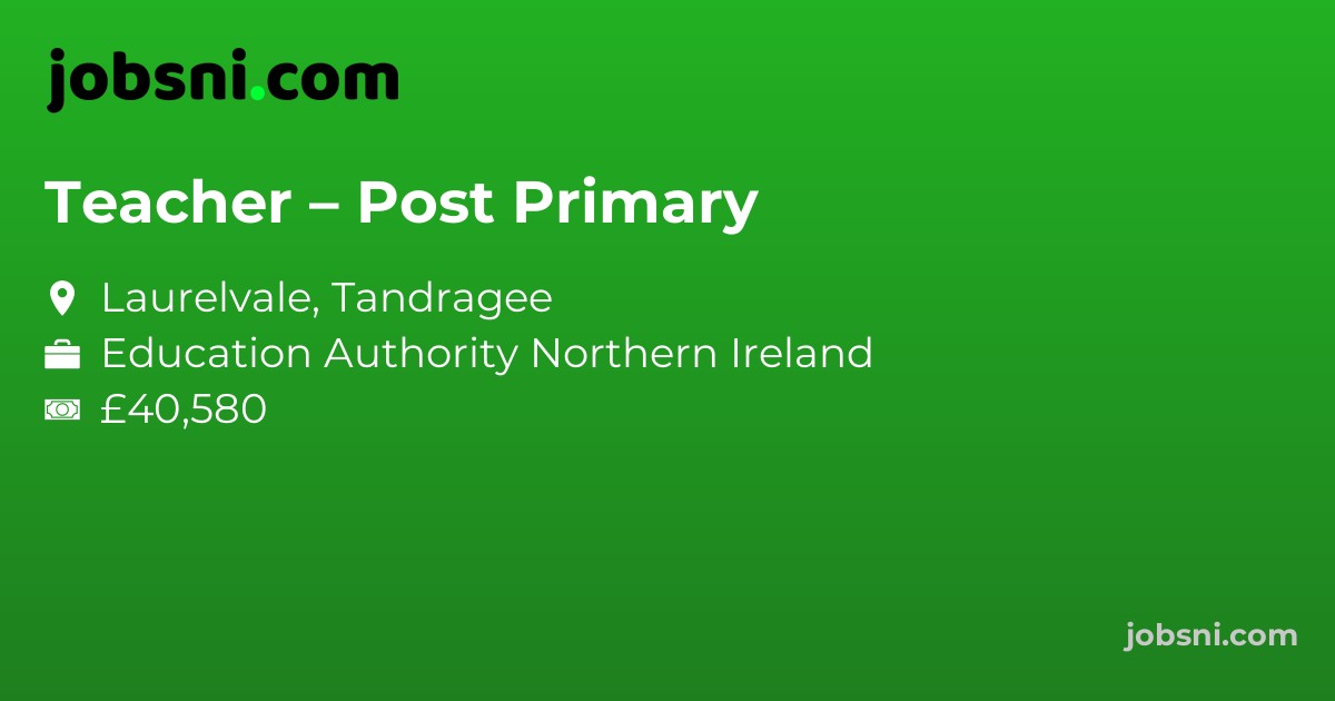 Teacher – Post Primary