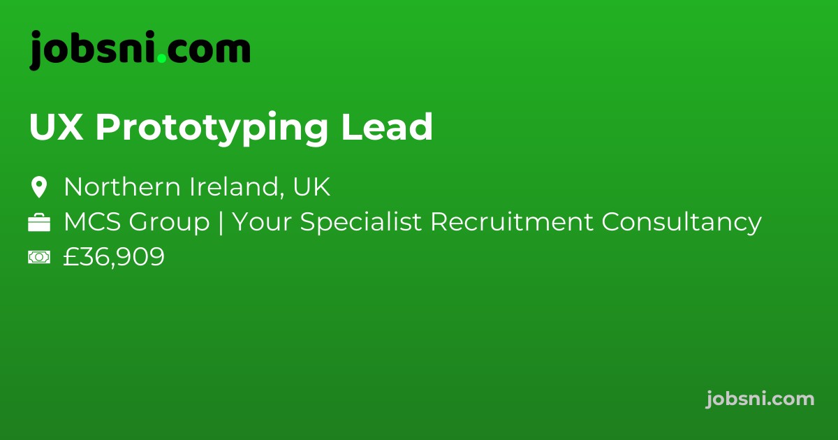 UX Prototyping Lead