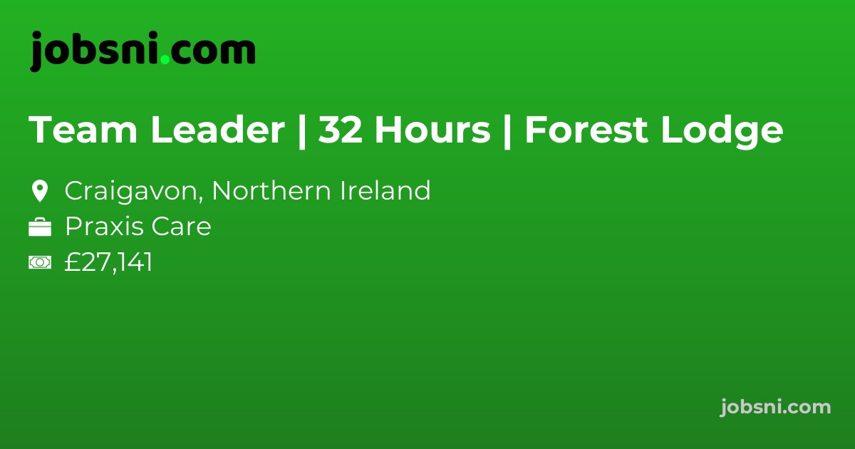 Team Leader | 32 Hours | Forest Lodge