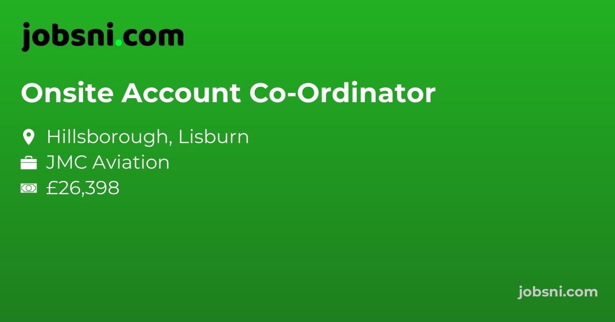 Onsite Account Co-Ordinator