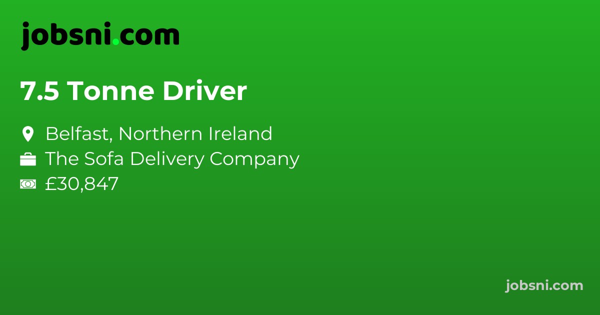7.5 Tonne Driver