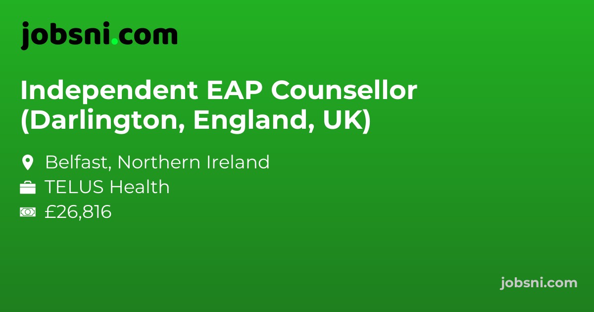Independent EAP Counsellor (Darlington, England, UK)