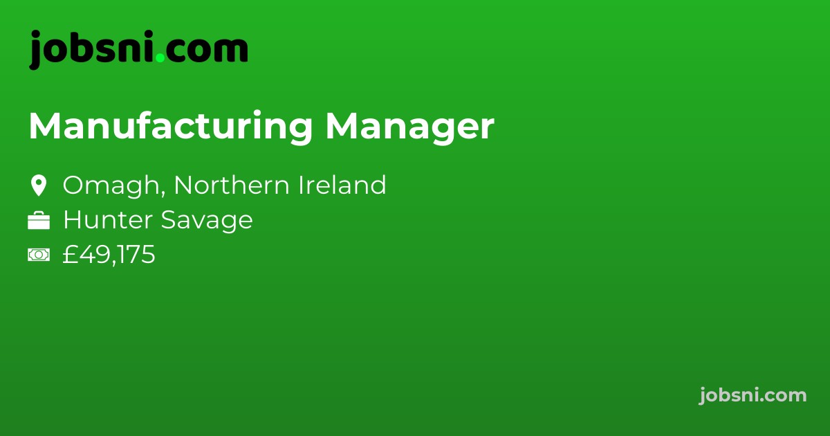Manufacturing Manager