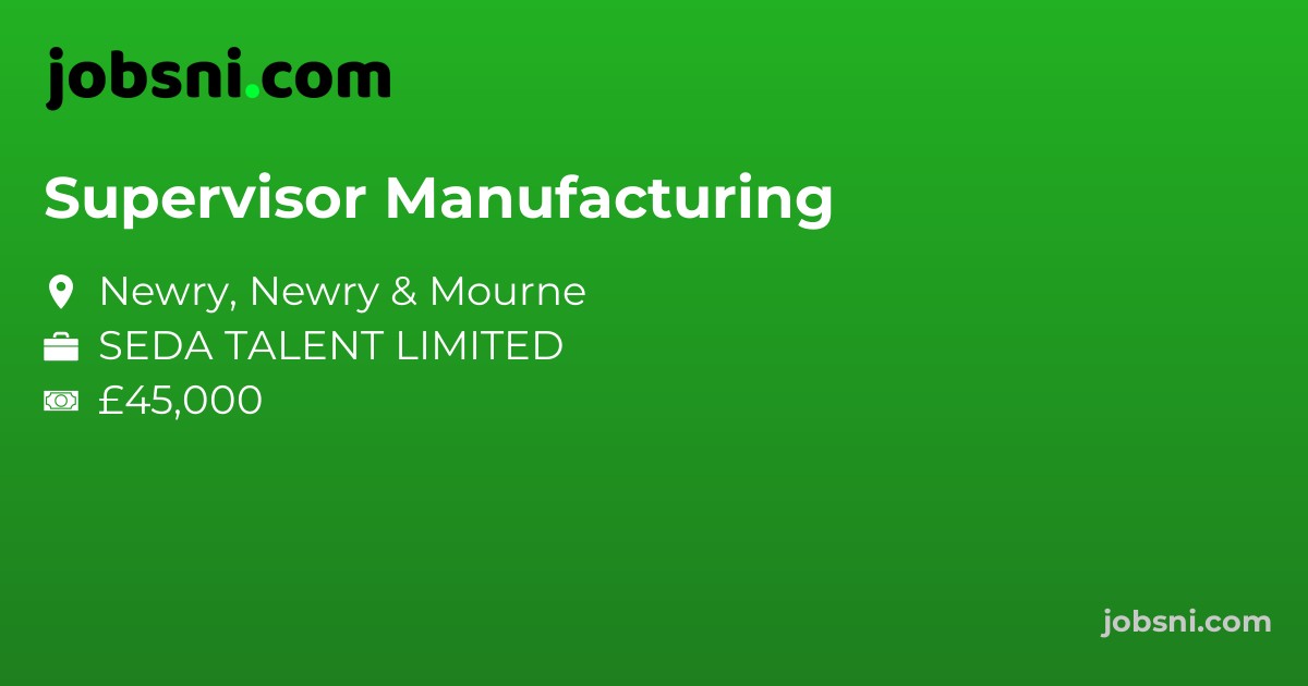 Supervisor Manufacturing