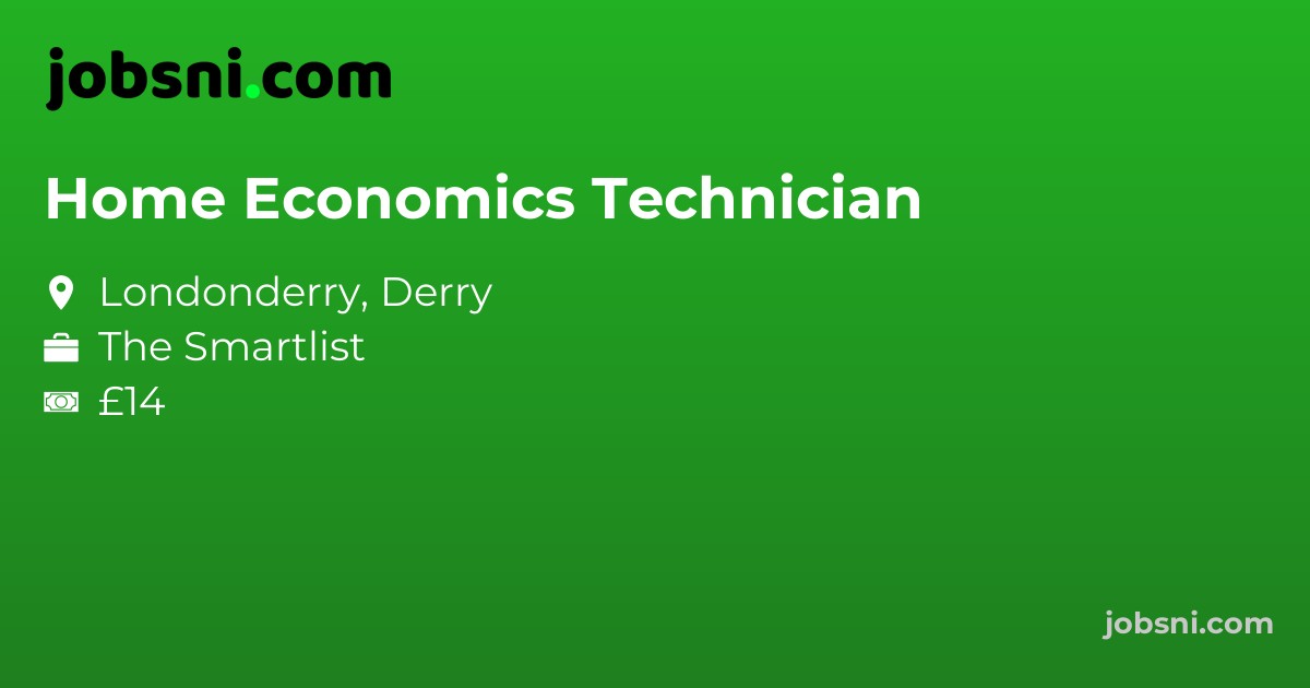Home Economics Technician