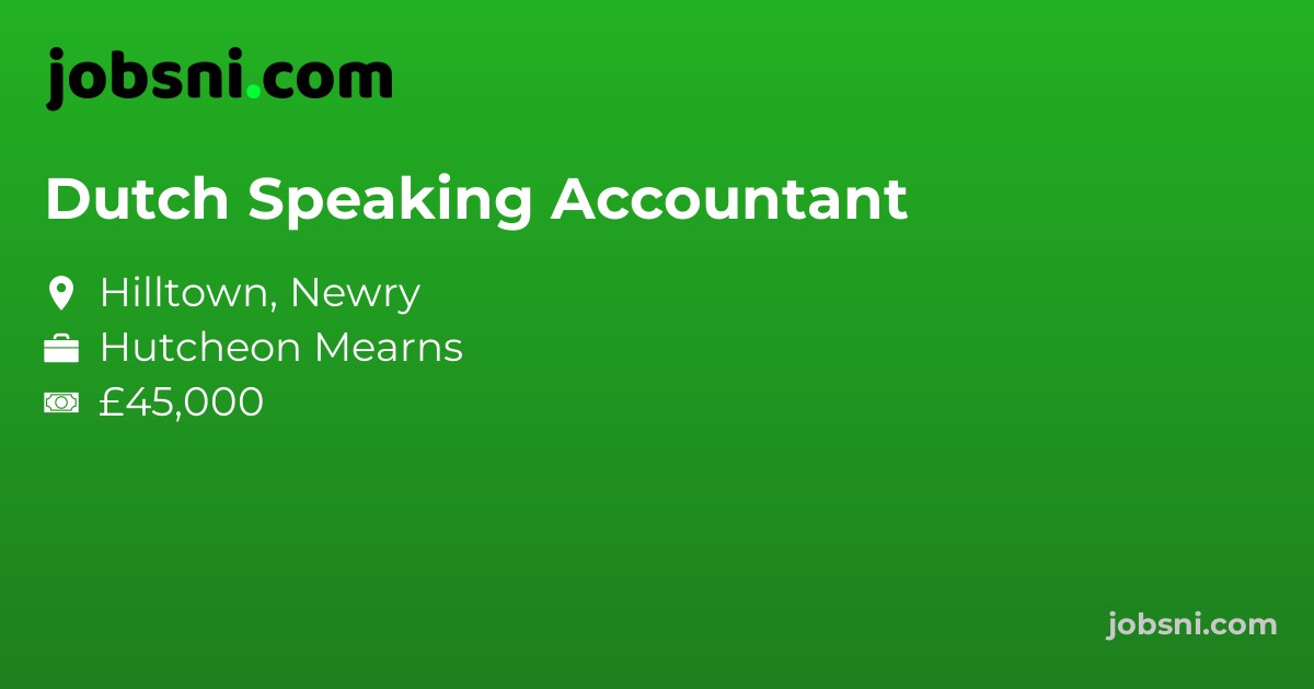 Dutch Speaking Accountant