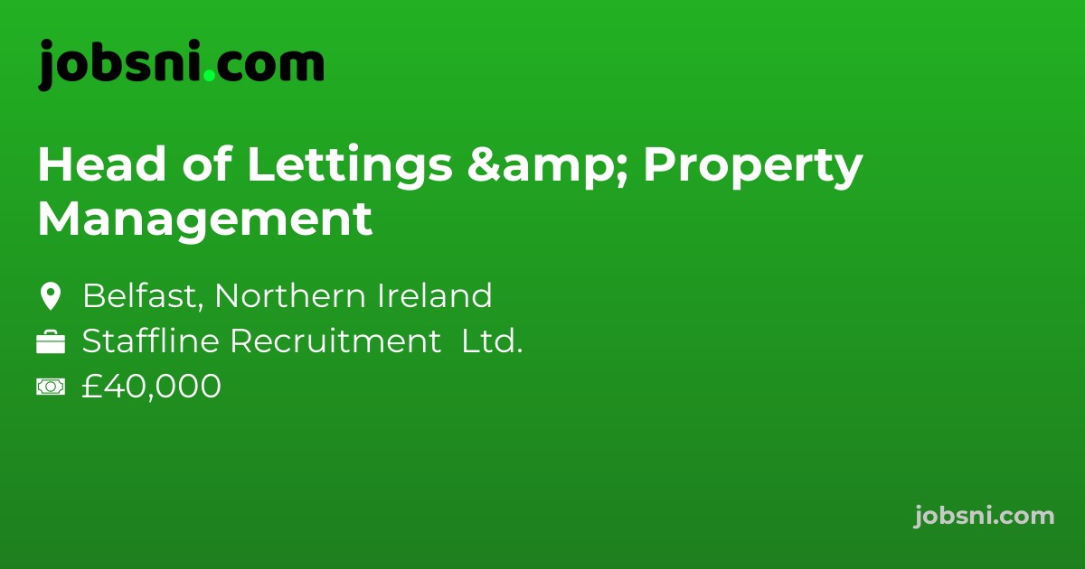 Head of Lettings & Property Management