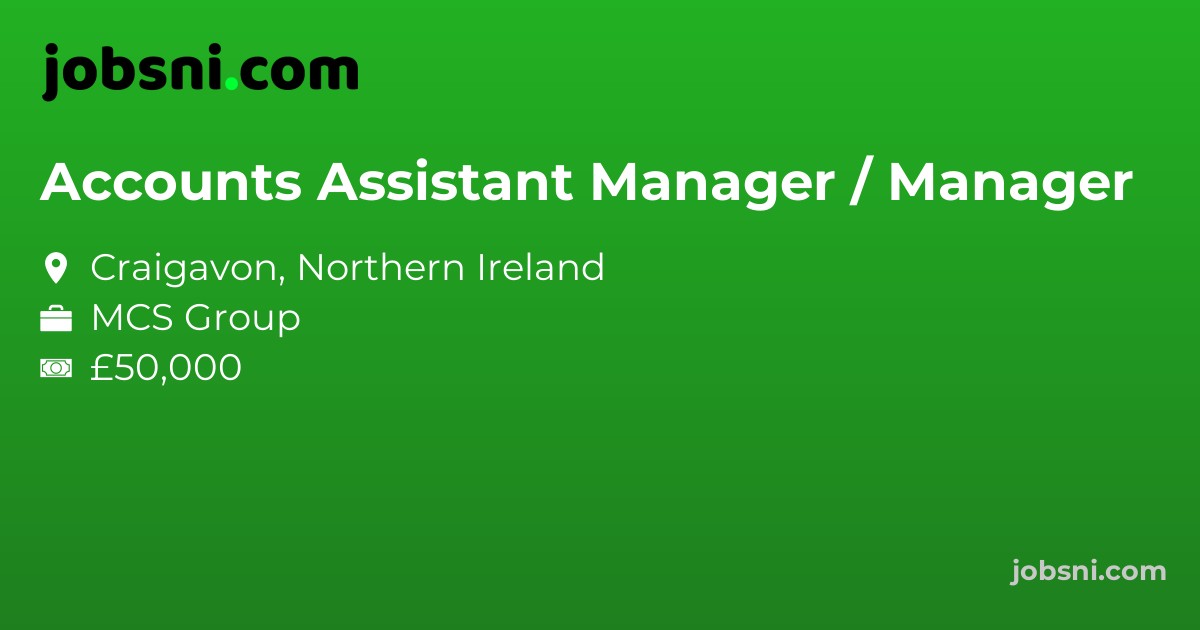 Accounts Assistant Manager / Manager