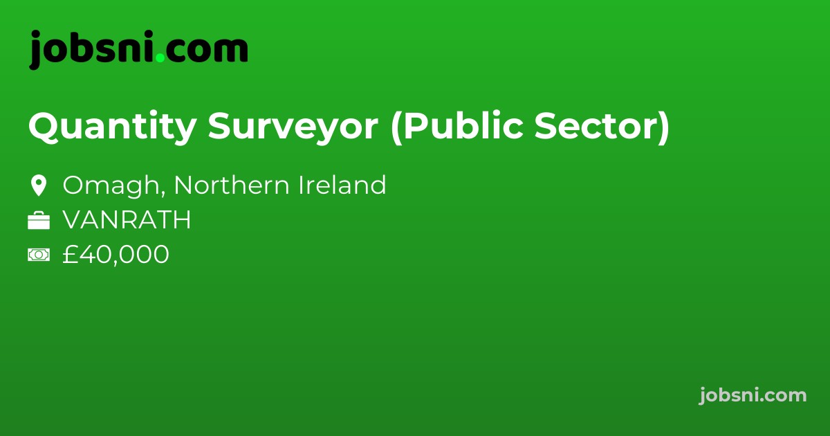Quantity Surveyor (Public Sector)