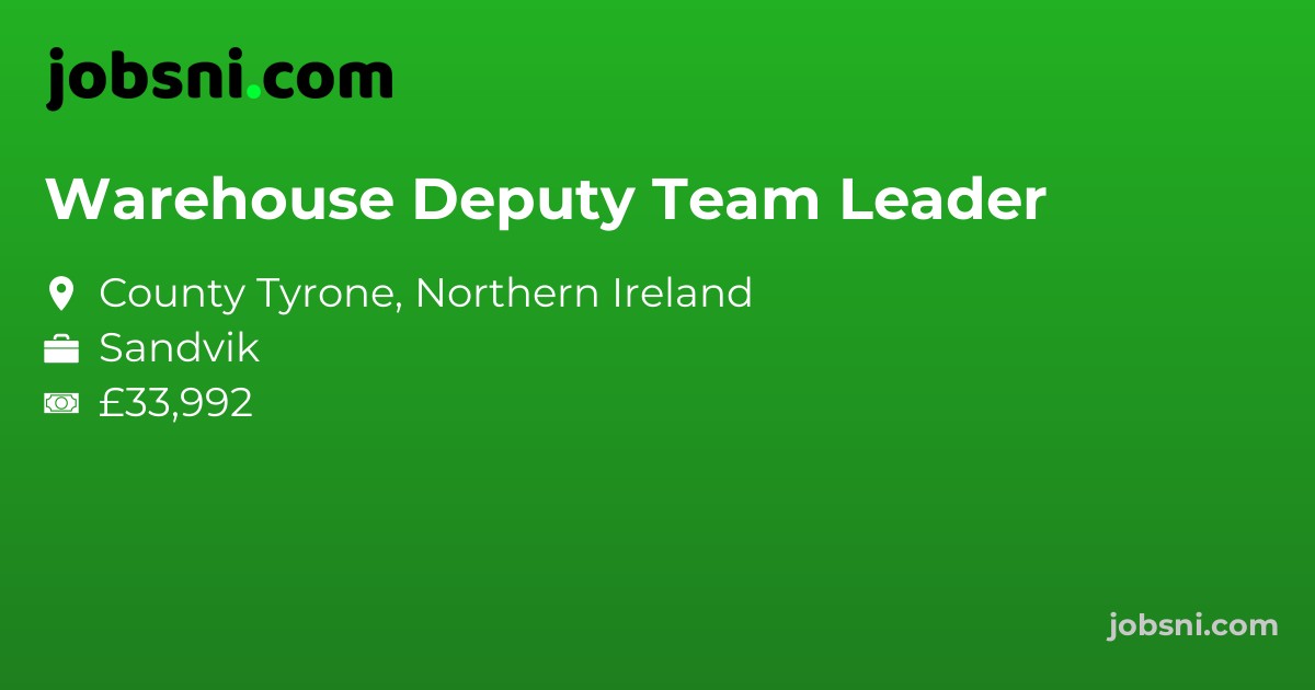 Warehouse Deputy Team Leader