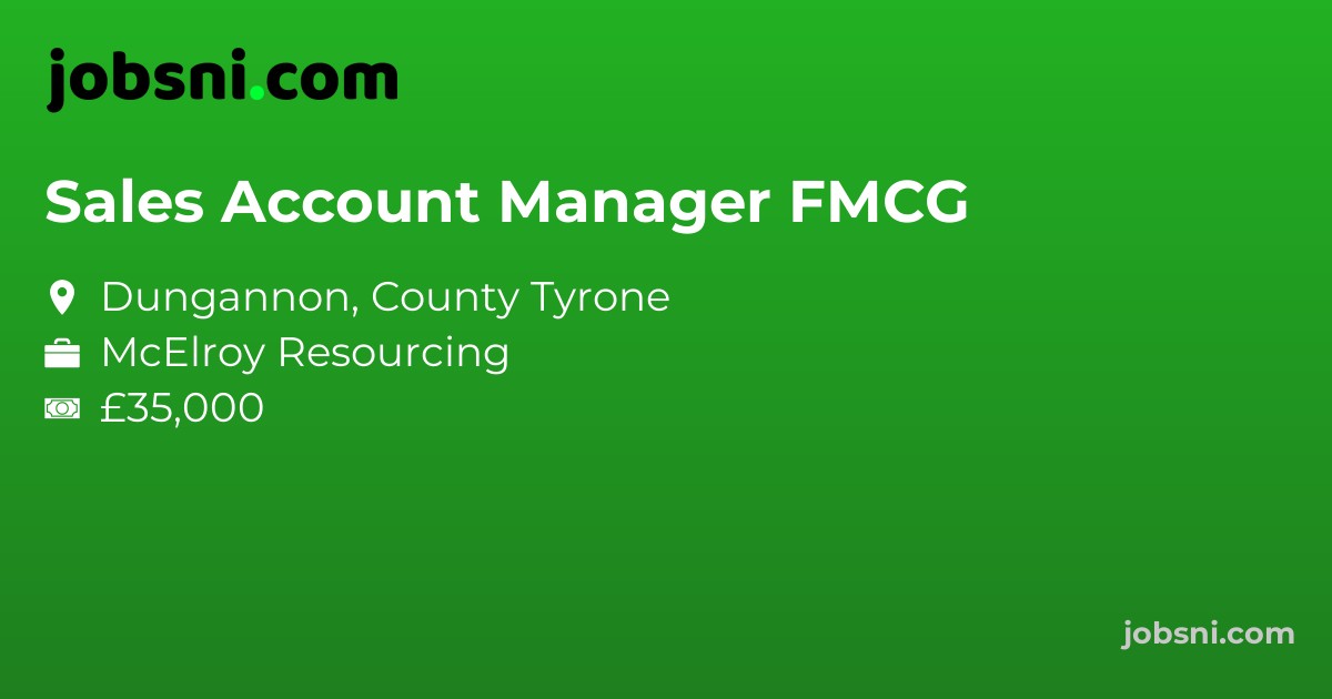 Sales Account Manager FMCG