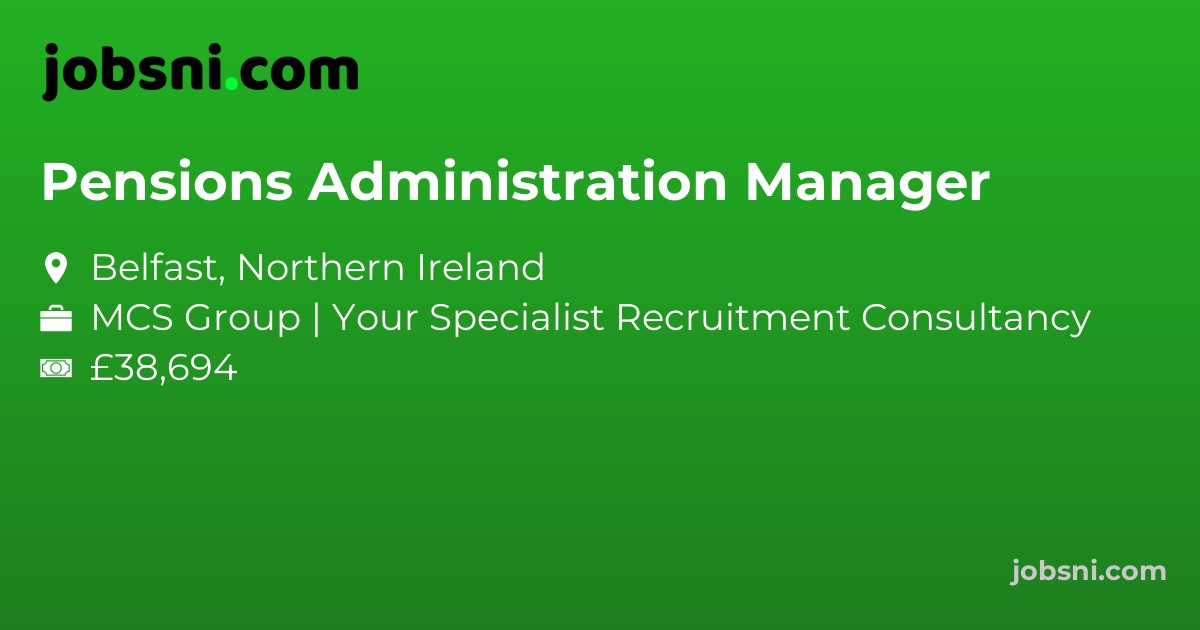 Pensions Administration Manager