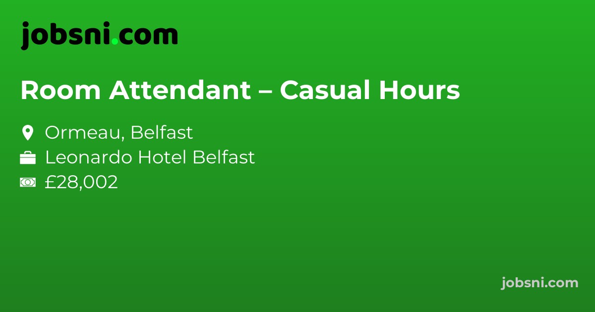 Room Attendant – Casual Hours