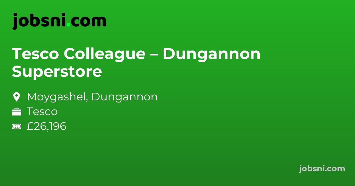 Tesco Colleague – Dungannon Superstore