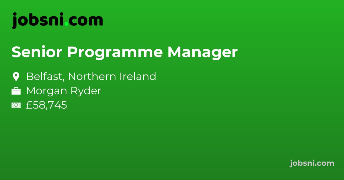 Senior Programme Manager