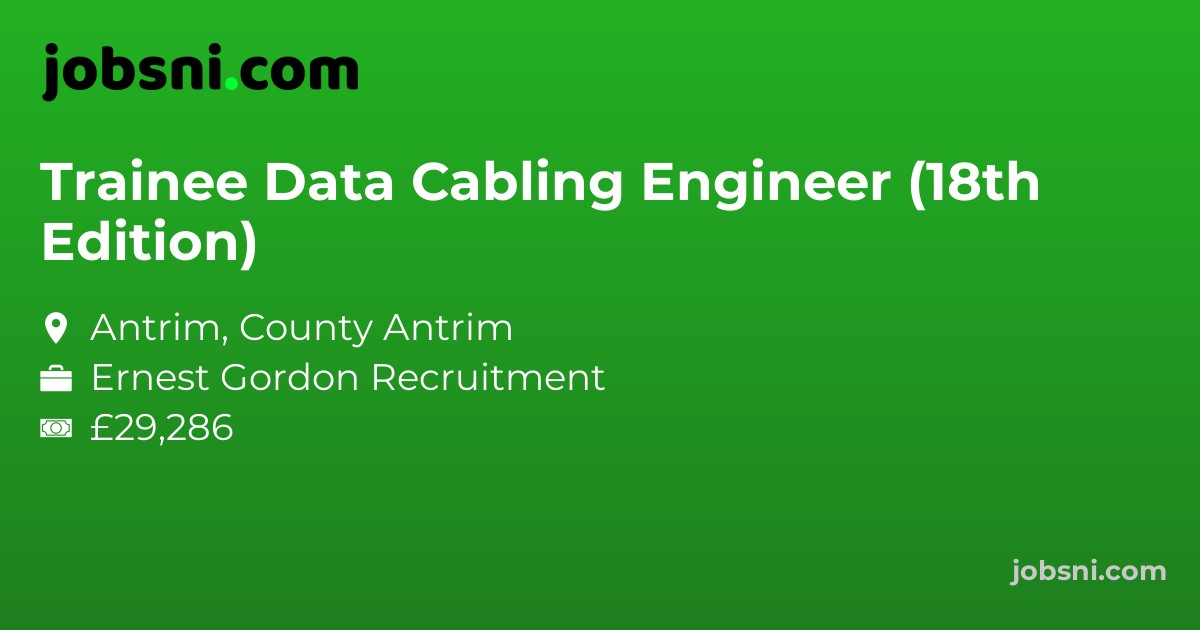 Trainee Data Cabling Engineer (18th Edition)