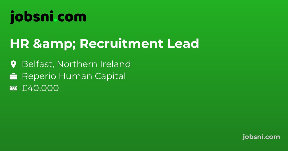 HR & Recruitment Lead
