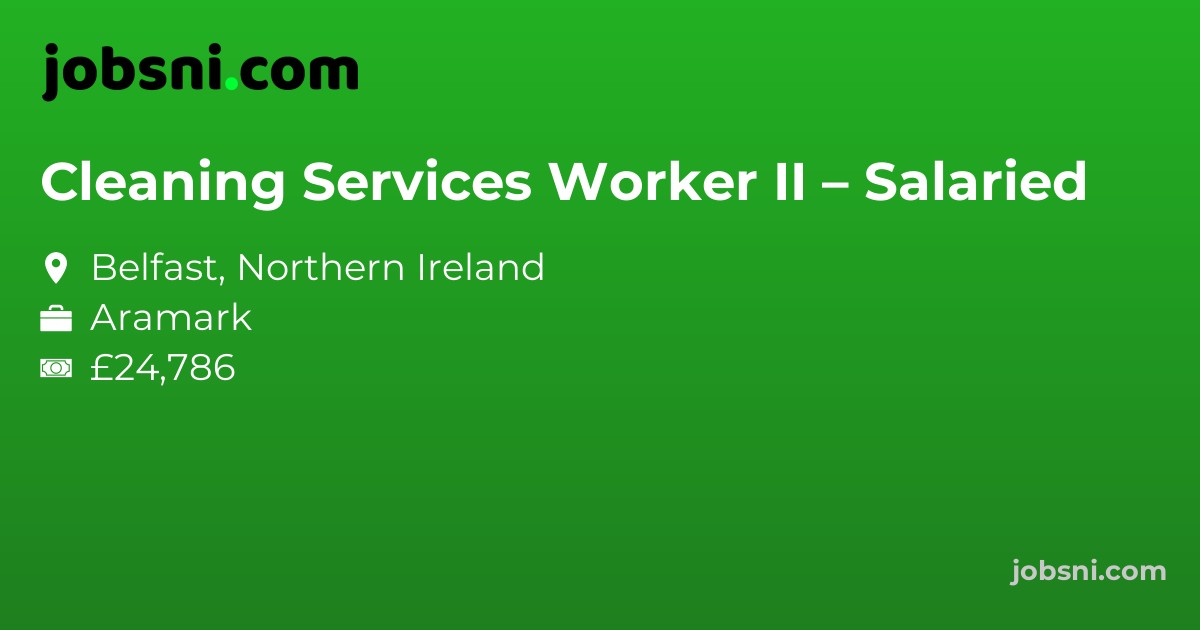 Cleaning Services Worker II – Salaried