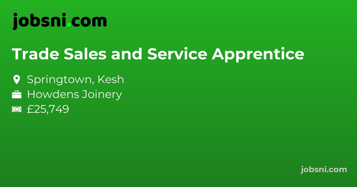 Trade Sales and Service Apprentice