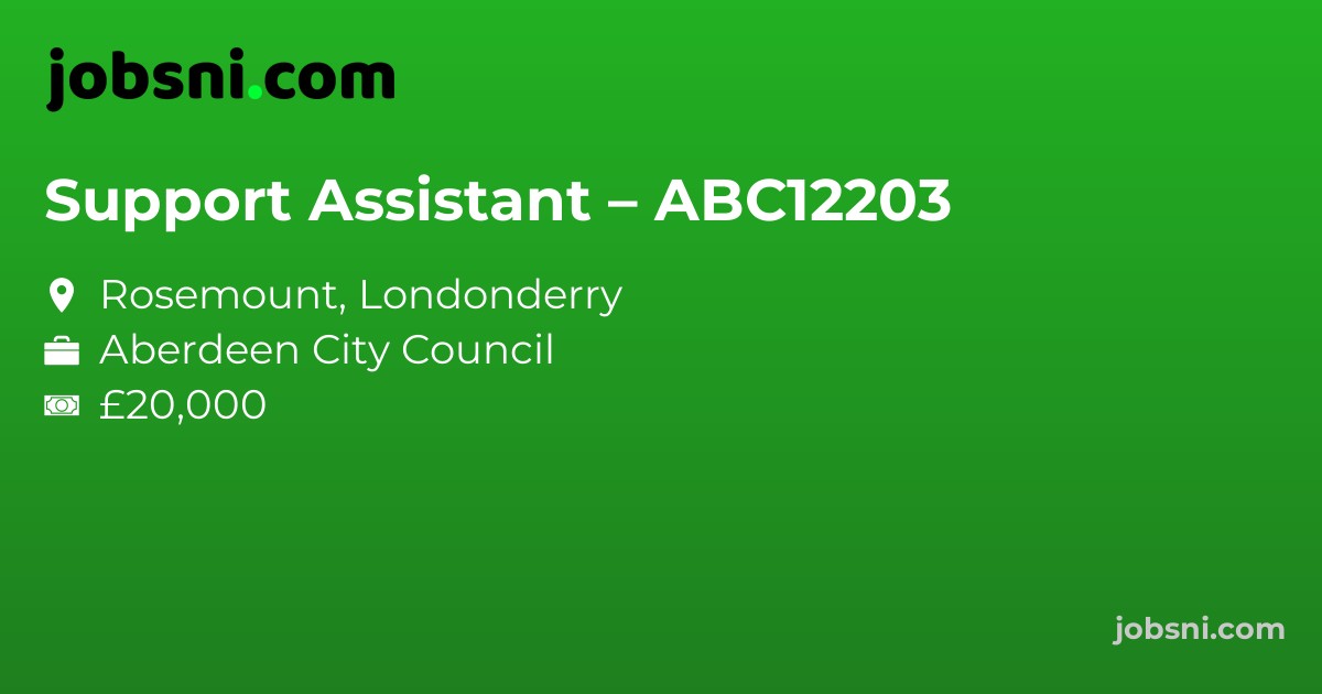 Support Assistant – ABC12203