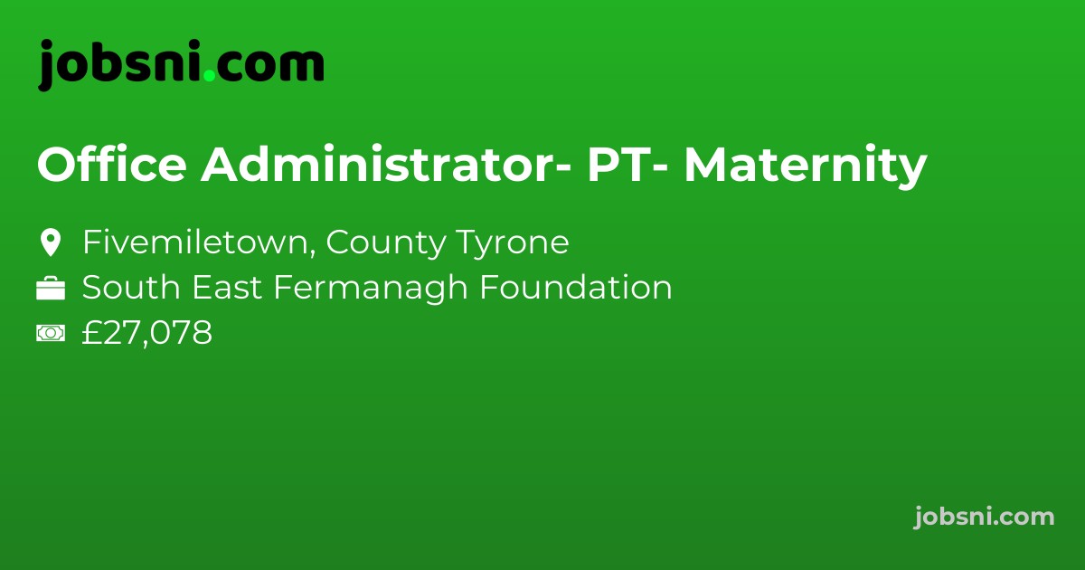 Office Administrator- PT- Maternity