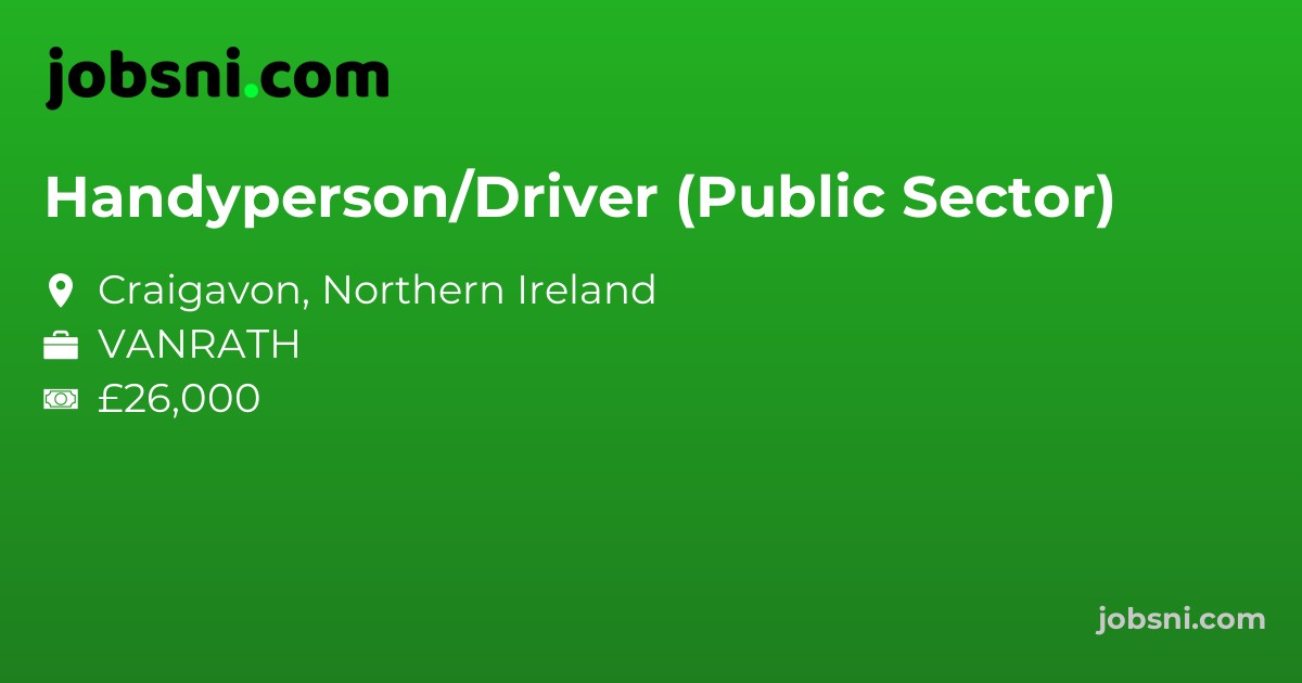Handyperson/Driver (Public Sector)