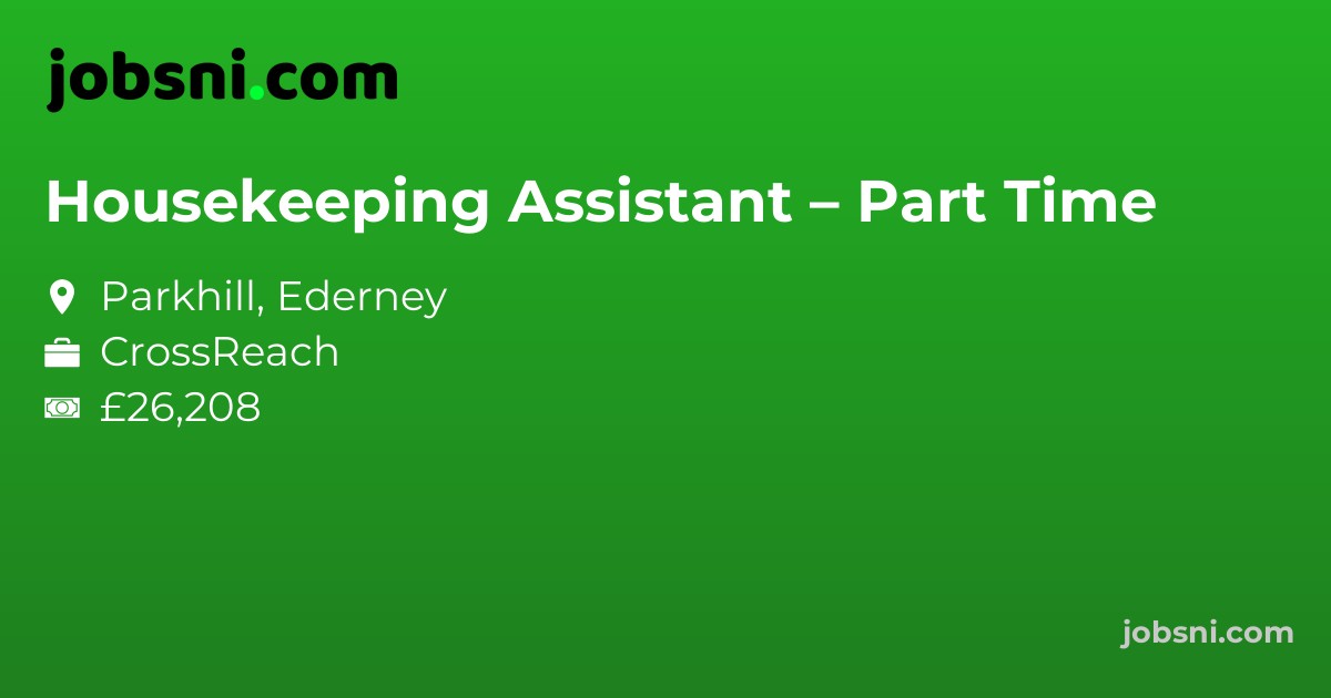 Housekeeping Assistant – Part Time