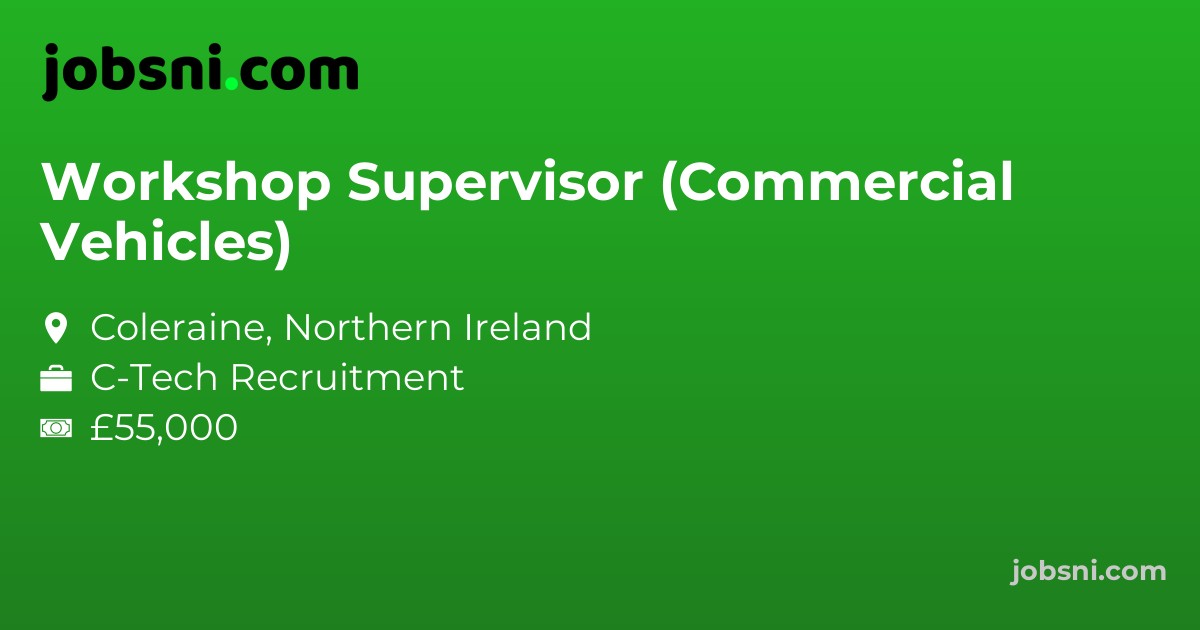 Workshop Supervisor (Commercial Vehicles)