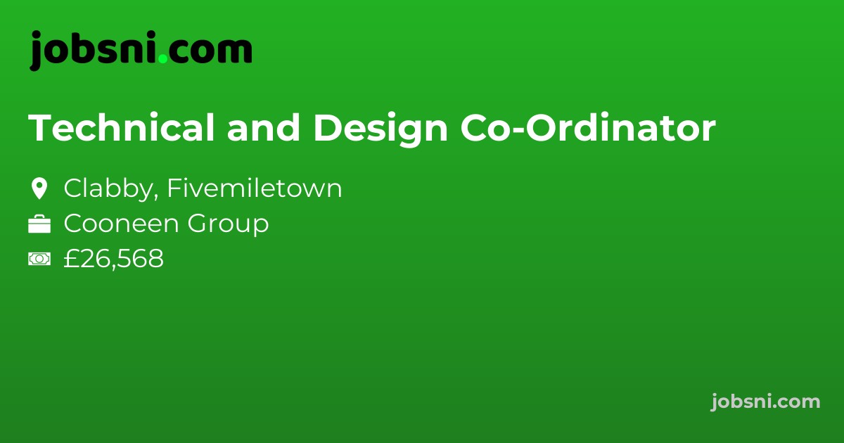 Technical and Design Co-Ordinator